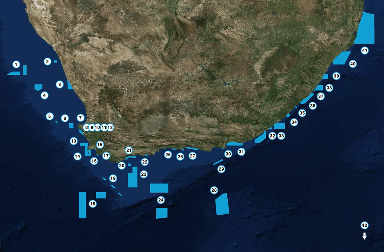 42 mpas south africa ocean