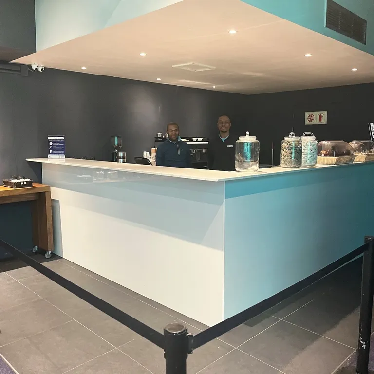 Kiosk at the I&J Ocean Exhibit inside the Two Oceans Aquarium
